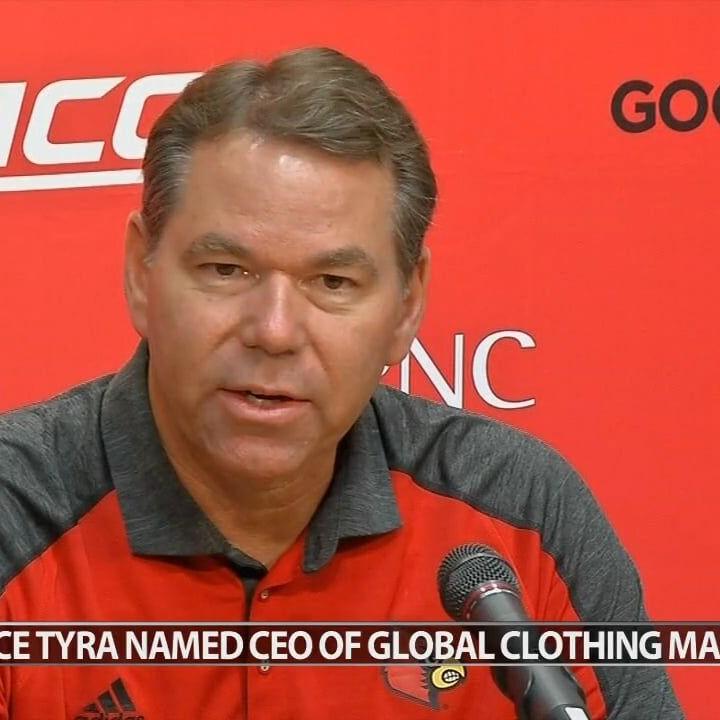 Former Louisville AD Vince Tyra to lead global clothing maker